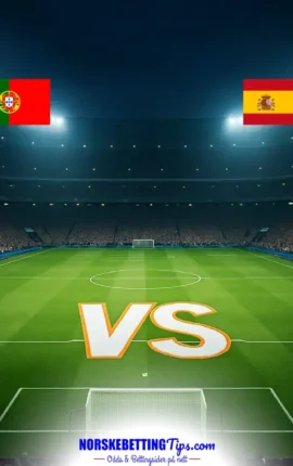 Portugal mot Spania 06-07-2026 oddstips og analyse