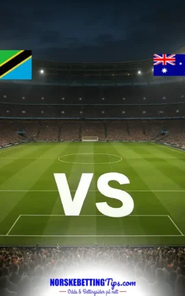 Tanzania U17 mot Australia U17 11-07-2026 oddstips og analyse