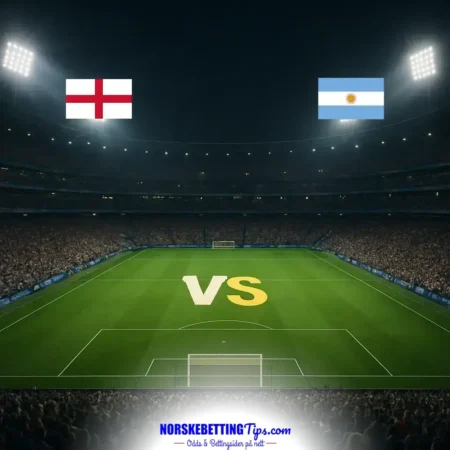 England mot Argentina 15-07-2026 oddstips og analyse