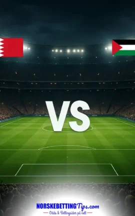 Bahrain U20 mot Palestine U20 15-07-2026 oddstips og analyse