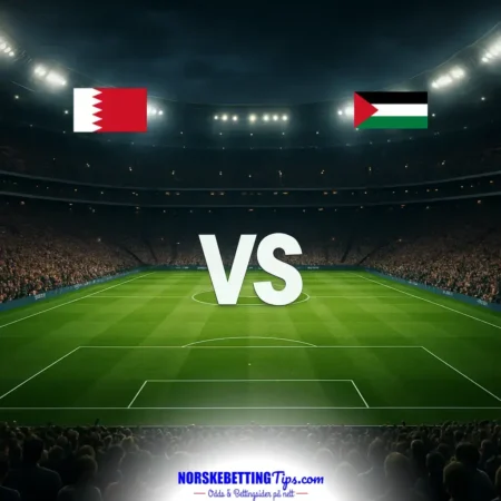 Bahrain U20 mot Palestine U20 15-07-2026 oddstips og analyse