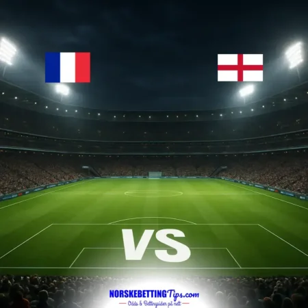 Frankrike mot England 18-07-2026 oddstips og analyse