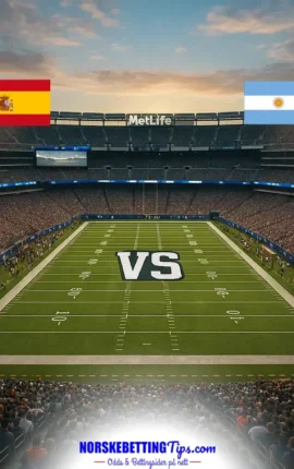 Spania mot Argentina 19-07-2026 oddstips og analyse