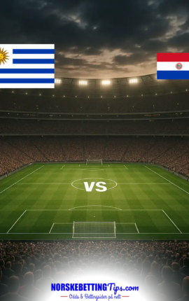 Uruguay U20 mot Paraguay U20 27-08-2026 oddstips og analyse