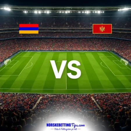 Armenia mot Montenegro 28-09-2026 oddstips og analyse