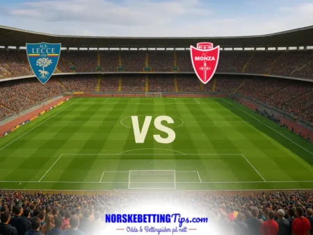 Lecce mot Monza 13-09-2026 oddstips og analyse