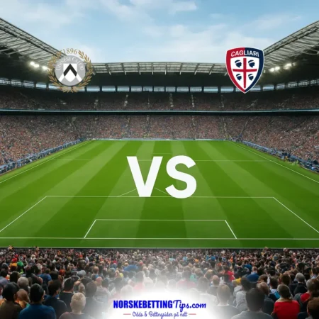 Udinese mot Cagliari 19-09-2026 oddstips og analyse