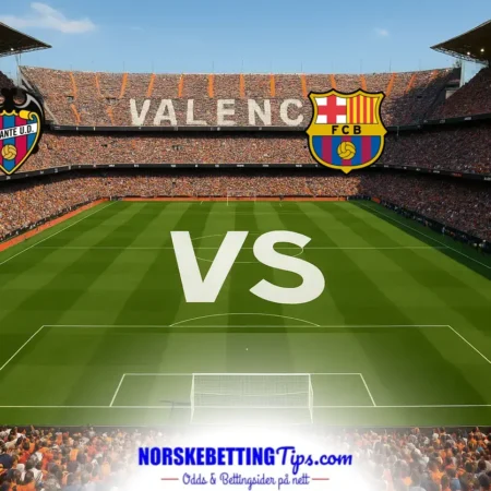 Levante mot Barcelona 13-09-2026 oddstips og analyse