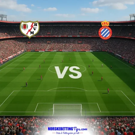 Rayo Vallecano mot Espanyol 15-09-2026 oddstips og analyse