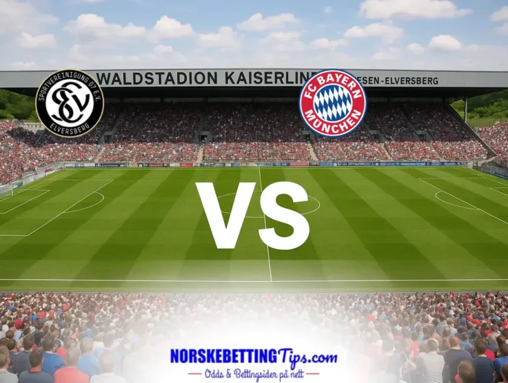 SV Elversberg mot Bayern München 13-09-2026 oddstips og analyse