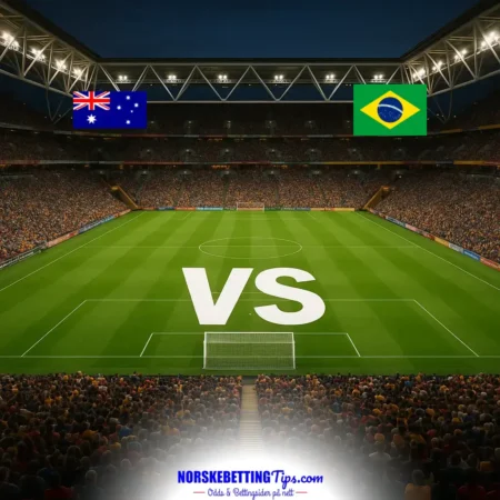 Australia mot Brazil 29-09-2026 oddstips og analyse