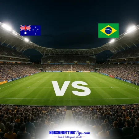 Australia mot Brazil 25-09-2026 oddstips og analyse