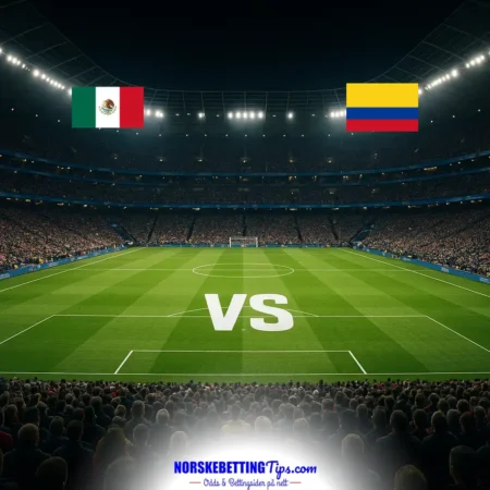 Mexico mot Colombia 26-09-2026 oddstips og analyse