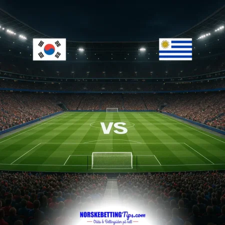 South Korea mot Uruguay 28-09-2026 oddstips og analyse
