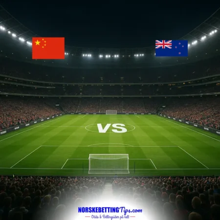 China mot New Zealand 27-09-2026 oddstips og analyse