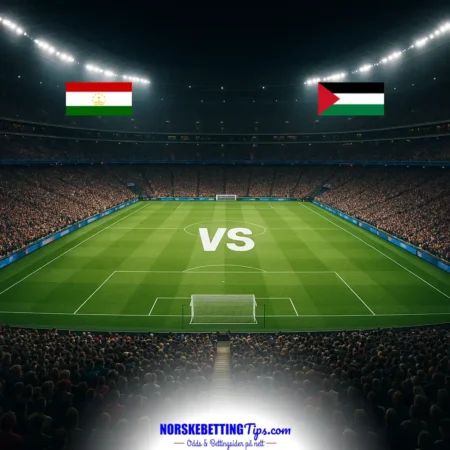 Tajikistan mot Palestine 28-09-2026 oddstips og analyse