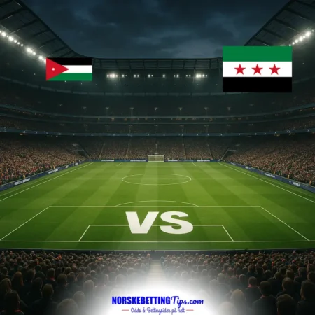 Jordan mot Syria 27-09-2026 oddstips og analyse