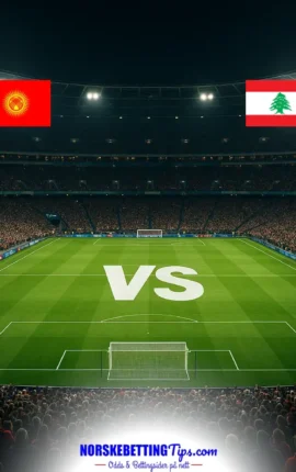 Kyrgyzstan mot Lebanon 28-09-2026 oddstips og analyse