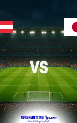 Austria U18 mot Japan U18 25-09-2026 oddstips og analyse
