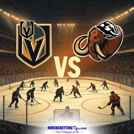 Vegas Golden Knights mot Utah Mammoth 25-09-2026 oddstips og analyse