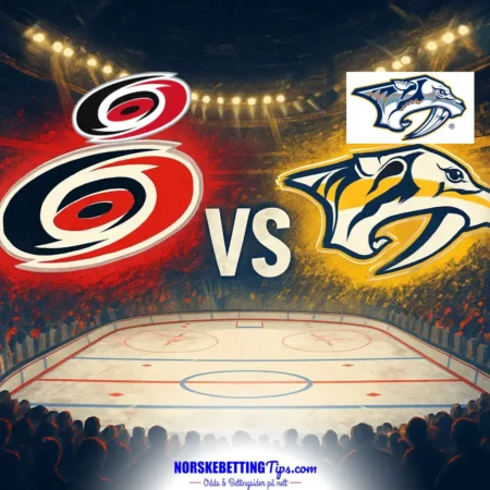 Carolina Hurricanes mot Nashville Predators 25-09-2026 oddstips og analyse