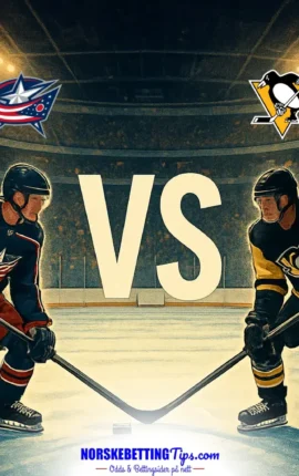 Columbus Blue Jackets mot Pittsburgh Penguins 25-09-2026 oddstips og analyse