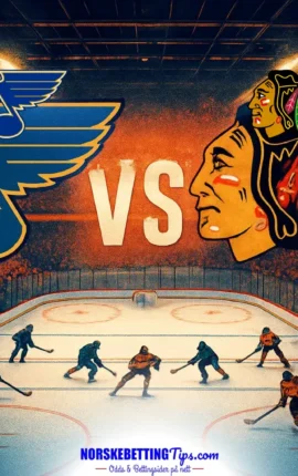 St. Louis Blues mot Chicago Blackhawks 25-09-2026 oddstips og analyse