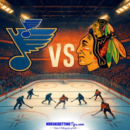 St. Louis Blues mot Chicago Blackhawks 25-09-2026 oddstips og analyse