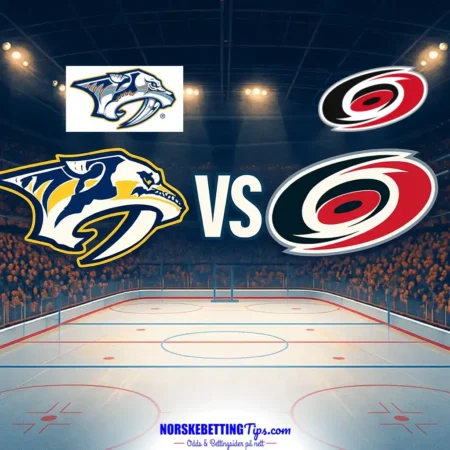 Nashville Predators mot Carolina Hurricanes 26-09-2026 oddstips og analyse