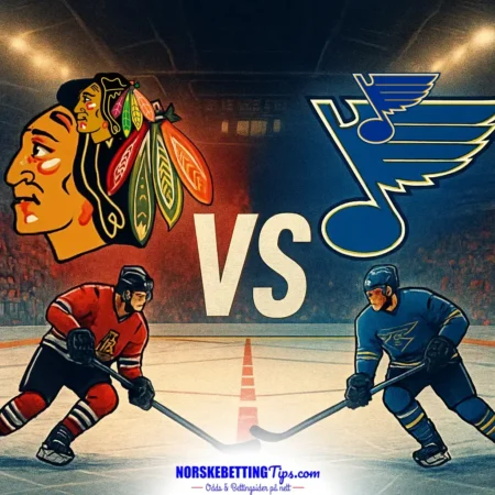 Chicago Blackhawks mot St. Louis Blues 27-09-2026 oddstips og analyse