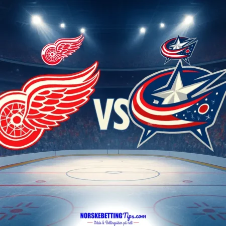 Detroit Red Wings mot Columbus Blue Jackets 27-09-2026 oddstips og analyse