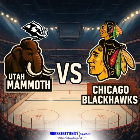 Utah Mammoth mot Chicago Blackhawks 02-10-2026 oddstips og analyse