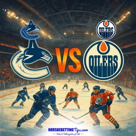 Vancouver Canucks mot Edmonton Oilers 02-10-2026 oddstips og analyse