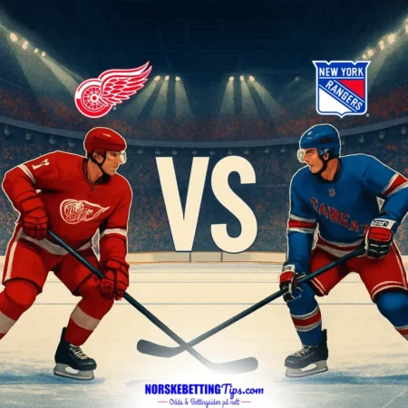Detroit Red Wings mot New York Rangers 03-10-2026 oddstips og analyse