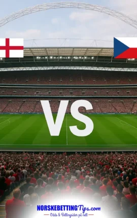 England mot Tsjekkia 06-10-2026 oddstips og analyse