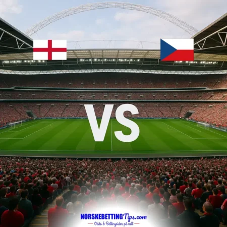 England mot Tsjekkia 06-10-2026 oddstips og analyse