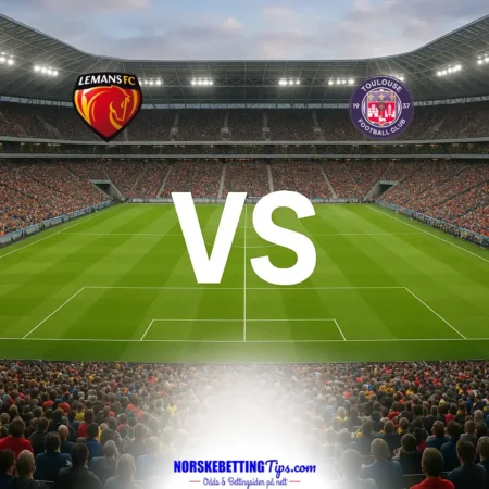 Le Mans mot Toulouse 16-10-2026 oddstips og analyse