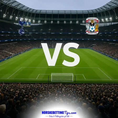 Tottenham mot Coventry 2026-10-19 oddstips og analyse