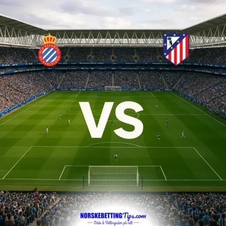 Espanyol mot Atletico Madrid 17-10-2026 oddstips og analyse