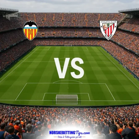 Valencia mot Athletic Club 17-10-2026 oddstips og analyse