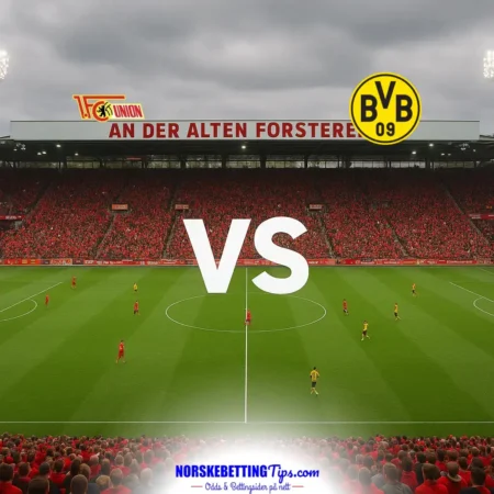 Union Berlin mot Borussia Dortmund 17-10-2026 oddstips og analyse