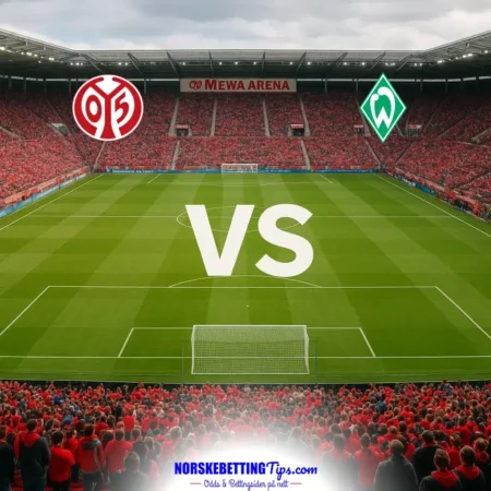 FSV Mainz 05 mot Werder Bremen 24-10-2026 oddstips og analyse