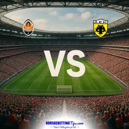 Shakhtar Donetsk mot AEK Athens FC 2026-10-14 oddstips og analyse