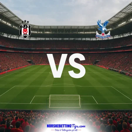 Beşiktaş mot Crystal Palace 2026-10-22 oddstips og analyse