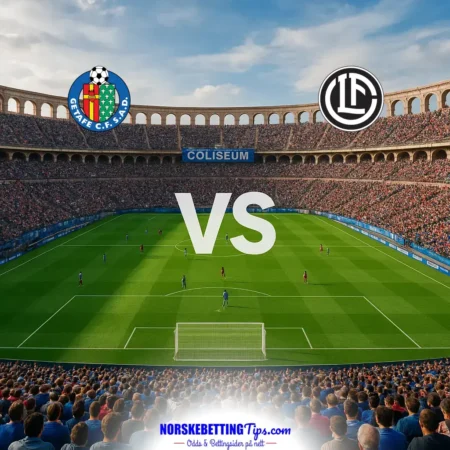 Getafe mot FC Lugano 2026-10-22 oddstips og analyse