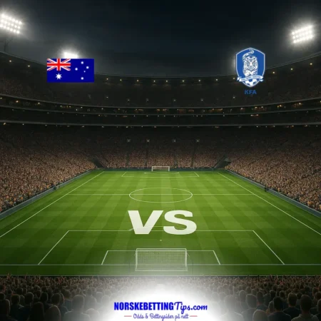 Australia U23 mot Korea Republic U23 06-10-2026 oddstips og analyse