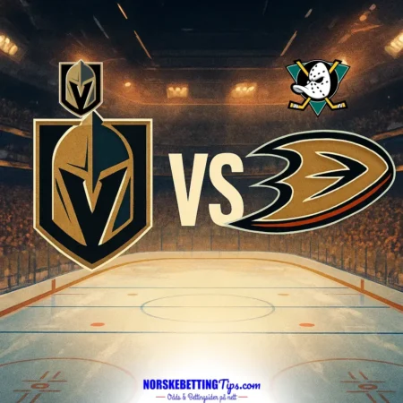 Vegas Golden Knights mot Anaheim Ducks 03-10-2026 oddstips og analyse