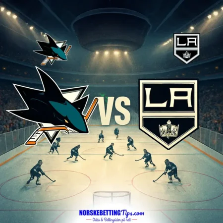 San Jose Sharks mot Los Angeles Kings 04-10-2026 oddstips og analyse