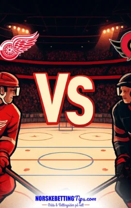 Detroit Red Wings mot Ottawa Senators 07-10-2026 oddstips og analyse
