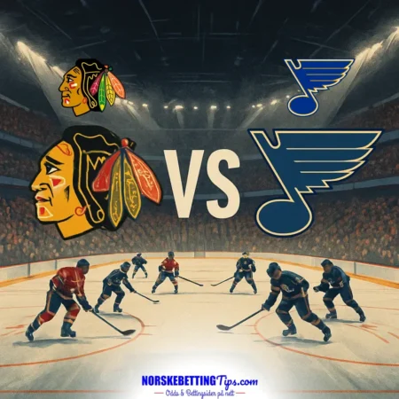 Chicago Blackhawks mot St. Louis Blues 07-10-2026 oddstips og analyse
